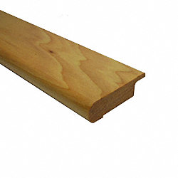 Prefinished Natural Hickory Quick Click Hardwood 1/2 in thick x 2.75 in wide x 6.5 ft Length Stair Nose